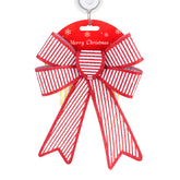 X-mas Ribbon (16*20CM) featuring a festive red and white striped design on a Merry Christmas tag.